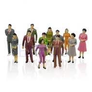 High-Quality 2017 Toy 100PCS 1:87 Building Layout Model People HO Scale Painted Figure Passenger