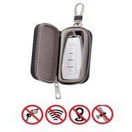 Car Key Cover RFID Signal Blocker Premium Key Fob Faraday Box Cage ProtectorAnti-Theft GPS Signal Bl