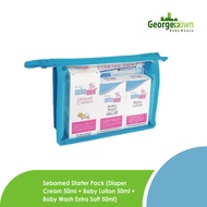 Sebamed Baby Starter Packc (DIAPER CREAM 50ML + BABY LOTION 50ML + BABY WASH EXTRA SOFT 50ML) (GTG)