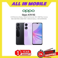 [MY] Oppo A78 5G (8GB+8GB RAM/128GB ROM) 1 Year Warranty By Oppo Malaysia