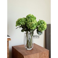🔥 bouquet decoration 🔥 hydrangea simulation flower indoor Moisturizing to the touch HOTSELLING high-