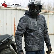 TNAC Motorcycle Jacket Multicolor Motorbike Cycling Protection Jacket Winter Motocross Outdoor Men's