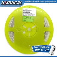 2500PCS 1/2W Zener diode ZMM 8V2 10V 12 15V 16V 18V 3V 3V3 3V9 4V7 5V1 7V5 20V 24V new and HJXRHGAL