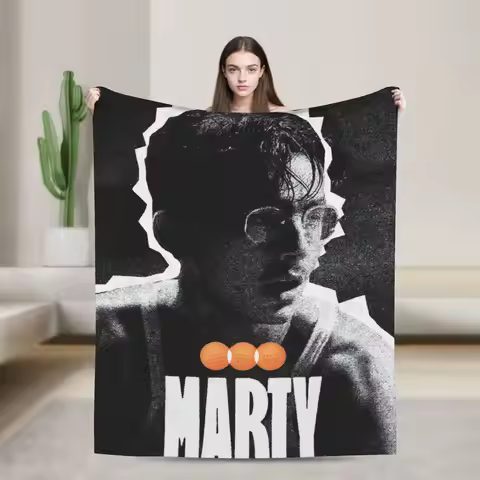 Marty Supreme Movie Blankets Table Tennis Fleece Novelty Breathable Throw Blankets for Bedding Loung