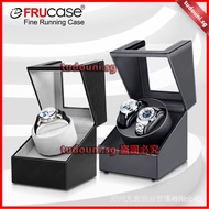 Free shipping  FRUCASE PU Watch Winder for automatic watches watch box 1-0 / 2-0 2L9E