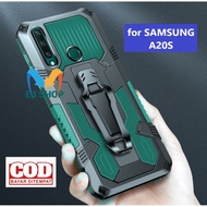 |GOOD| CASE HP SAMSUNG A20S STANDING BACK KLIP HARD CASE HP NEW