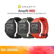 [WHOLESALE /RETAIL] AMAZFITS NEO SMARTWATCH 华米智能运动手表科技智能跑步运动健康游泳防水复古小方块手环