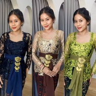 [✅Ready] (Kebaya Saja) Payet Kaluna - Kebaya Bali Jadi Payet Mutiara