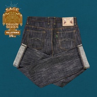 Sage Denim Origin Series: Hillstrike 14oz Sanforized Deep Indigo Irregular Slub