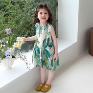 连衣裙dress女童夏季连衣裙2025新款洋气儿童公主裙女宝宝夏装无袖背心连衣裙新款26.7.28