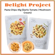 [Delight Project] Pasta Chips 45g (Garlic Tomato / Mushroom Cream) zero flour