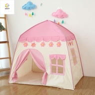 DSIUY Foldable Tents Children's Play House Tent Pink Portable Flowers Teepee House Oversize Folding House Durable Kids Toys