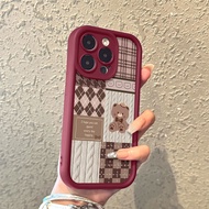 SS0343 bear for case realme note 60 50 5 5i 5s 7i 8i c2 C3 c11 2021 c12 c15 c17 c21 c21y c25y c25 c3