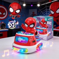 laruang dj spider-man gumagalaw na laruan regalo sa bata dj toy spider-man electric toy kids gift