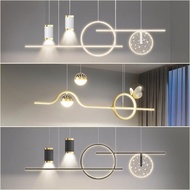Dining Room Chandelier Modern Minimalist Dining Table Lamp Scandinavian Light Luxury Long Dining Pen