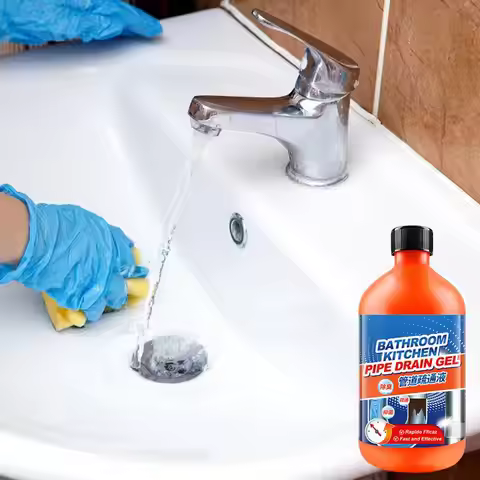 Shower Drain Clog Remover Sink Drain Cleaner 500ml Drain Clog Dissolver Extra Strength Clog Remover 