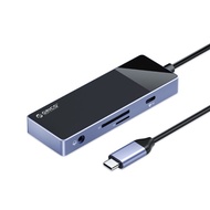 Orico 9in1 Type C to USB-A3.0/2.0 USB-C PD 100W HDMI TF SD Card- DM-9P