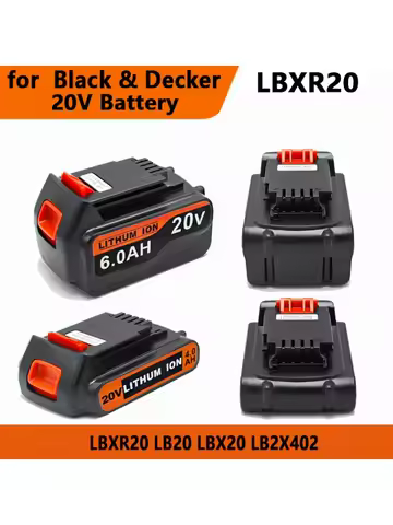 18V 3.0Ah 4.0Ah BL2018 Replacement for Black & Decker 20V Battery Max Lithium LST220 LB2X4020 LBXR20