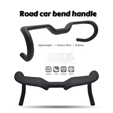 Bicycle handlebar T1000 full carbon fiber lift road handlebar raised 30mm gravel track internal rout