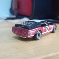 Hotwheels 69 Mustang Boss 302 Red Loose Rubber Tires