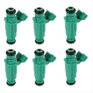 Set of 6 New Fuel Injector Nozzle for HYUNDAI Kia Sportage 1.6L 2.5L 2.7L 1999-2011 3531037150 Car A