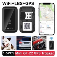 1-5pcs Mini GF-22 GPS Tracker WiFi LBS GPS Penjejak Lokasi Kereta Basikal Motosikal Penjejak Lokasi 