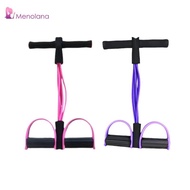 [Menolana] Elastic Pedal Resistance Band 6 Tube Pull Rope Sit up Stretch Band Tension Rope for Arm