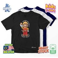 Super Mario movies kids t-shirt baju budak super mario super mario maker gamer t-shirt mario Builder