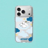 Clear 抗黃化透明防摔手機殼∣姆明Moomin/Moomin&歌妮-雲上小戀
