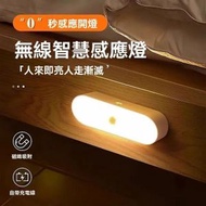 A38- (暖色/1個) 感應燈小夜燈 聲控燈 磁吸自動夜燈 臥室床頭燈 無綫感應燈 充電式夜燈