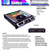 Power Amplifier Soundstandard TD 4800 Td4800 4 Chanel