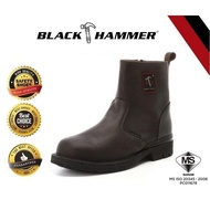 Blackhammer BH4664 Leather Mid Cut Safety Shoes [SIRIM]
