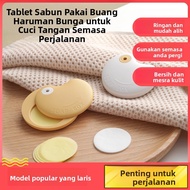 Independent Design Floral Fragrance Portable Travel Stool Soap Soap Paper Outdoor Disposable Hygieni