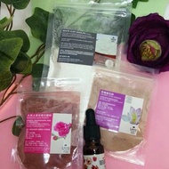 (神聖光彩套裝) 大馬士革玫瑰加有機蓮花面膜