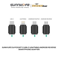 Sunnylife DJI POCKET 2/ OSMO POCKET USB-C LIGHTNING ANDROID REVERSE smartphone adapter
