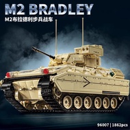 ชุดต่อโมเดลรถถัง M1A2 Abrams Anti-Air Heavy Armor Infantry Fighting Vehicle SLUBAN Building Blocks ส