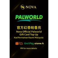 Nova Official Palworld Gift Card Top Up | Kad Permainan Rasmi Malaysia | ShopeePayLater GrabPayLater