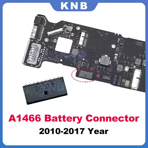 Original for Macbook Air 13" A1369 A1466 Battery Connector Soldered in Motherboard
