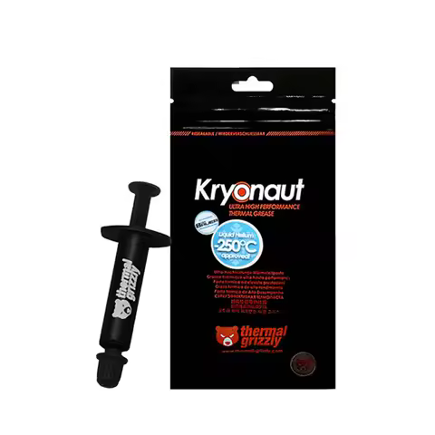 Thermal Grizzly Kryonaut Thermal Paste 12.5W for CPU/GPU Cooler Large Capacity Compound Cooling Sili