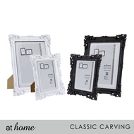 At Home Shaira Nordic Picture Frame – Vintage Design Photo Display – Tabletop Wall Hanging, 5x7&8x10