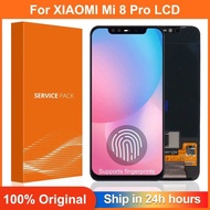 หน้าจอ สำหรับ Xiaomi Mi 8 Pro จอแสดงผล LCD M1807E8A ทัชสกรีนประกอบ Digitizer พร้อมกรอบสำหรับ Xiaomi 
