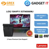 LENOVO LOQ 15AHP11 83TN0066MJ / 83TN0065MJ GAMING LAPTOP (RYZEN 7 250,16GB,512GB SSD,15.6" FHD 144Hz