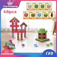 48pcs Magnetic Block Minecraft Magnetic Building Blocks Minecraft Magnetic Blocks Toys