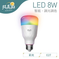 Find Highlights [Yeelight] LED 8W Smart Dimming Color Light Bulb E27 Lamp Holder 110V Music Rhythm D