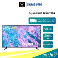 Samsung 75" / 85" Crystal UHD 4K CU7000 Smart TV Television Televisyen 电视机