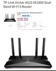 Router (tp-link AX1800 dual band)Wi-fi 6
