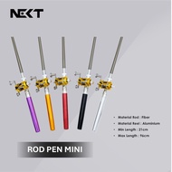 Next Rod Pen Mini Portable + Aluminum Reel | Folding Pen Rod