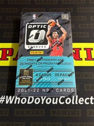 Panini Donruss Optic 2021 2022 NBA Basketball Trading Card Hobby Box Find 1 Auto Autograph 簽名 and 20 Inserts or Prizm Parallels , Rated Rookies RC , Holo , Photon . Official Panini NFT NFTs NEW Sealed