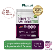 Plantae แพ็ค 3 กระปุก โปรตีน โปรตีนจากพืช ไฟเบอร์ ผักผลไม้ คีโต โปรตีนสูง เวย์โปรตีน สายรักสุขภาพ ทา