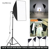 Professional Studio Photography Softbox Light Kit Studio 50 x 70cm (Not included Bulb)